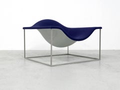 Purple Cappellini Armchair Design Jean-Marie Massaud Model Outline