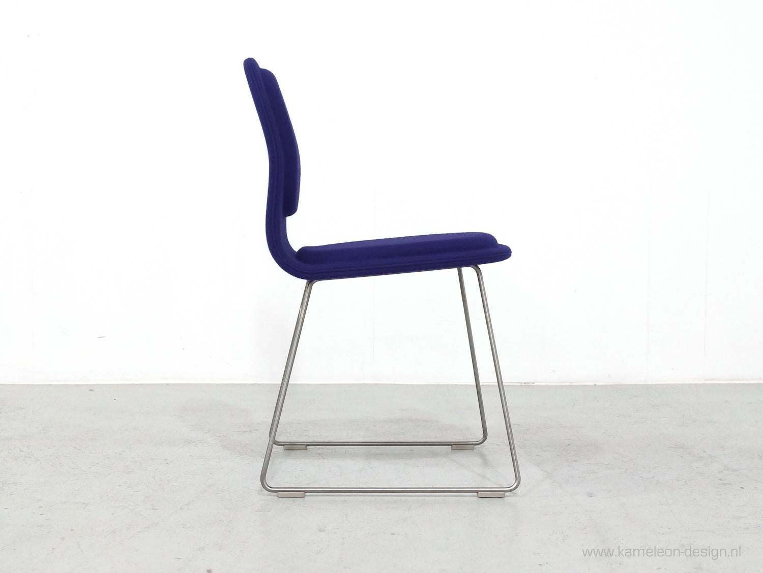 Italian Jasper Morrison High Pad Chairs for Cappellini, Set of Six For Sale