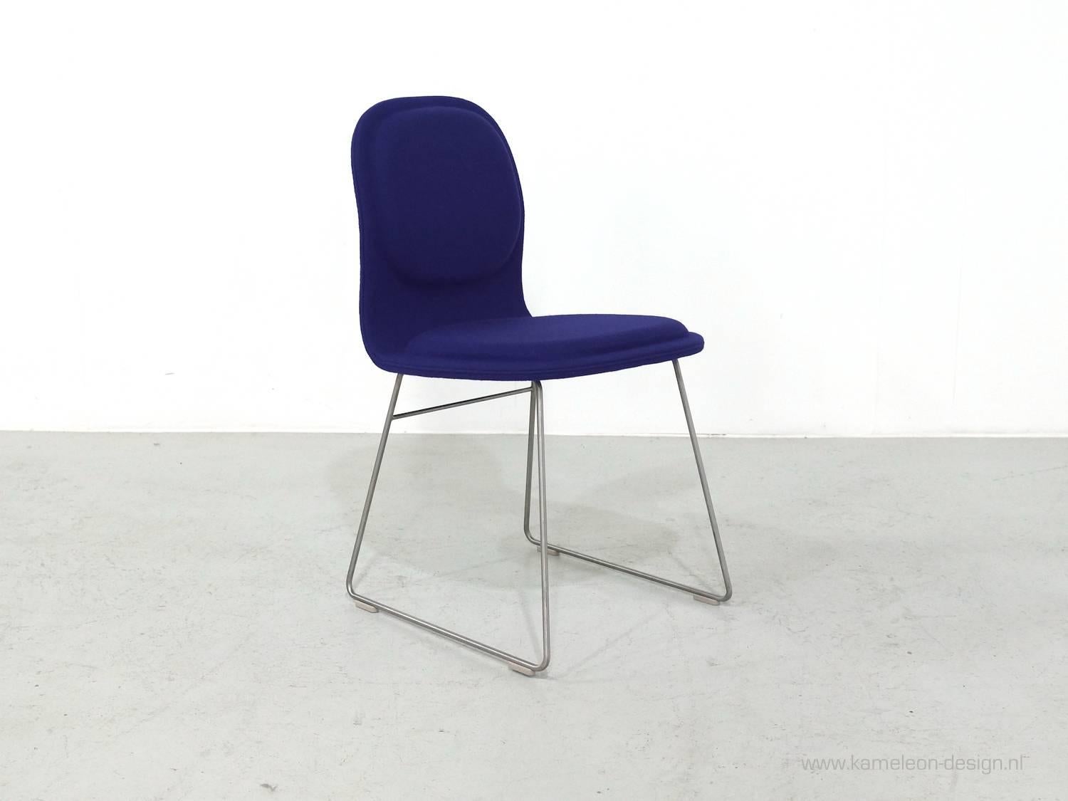 Modern Jasper Morrison High Pad Chairs for Cappellini, Set of Six For Sale