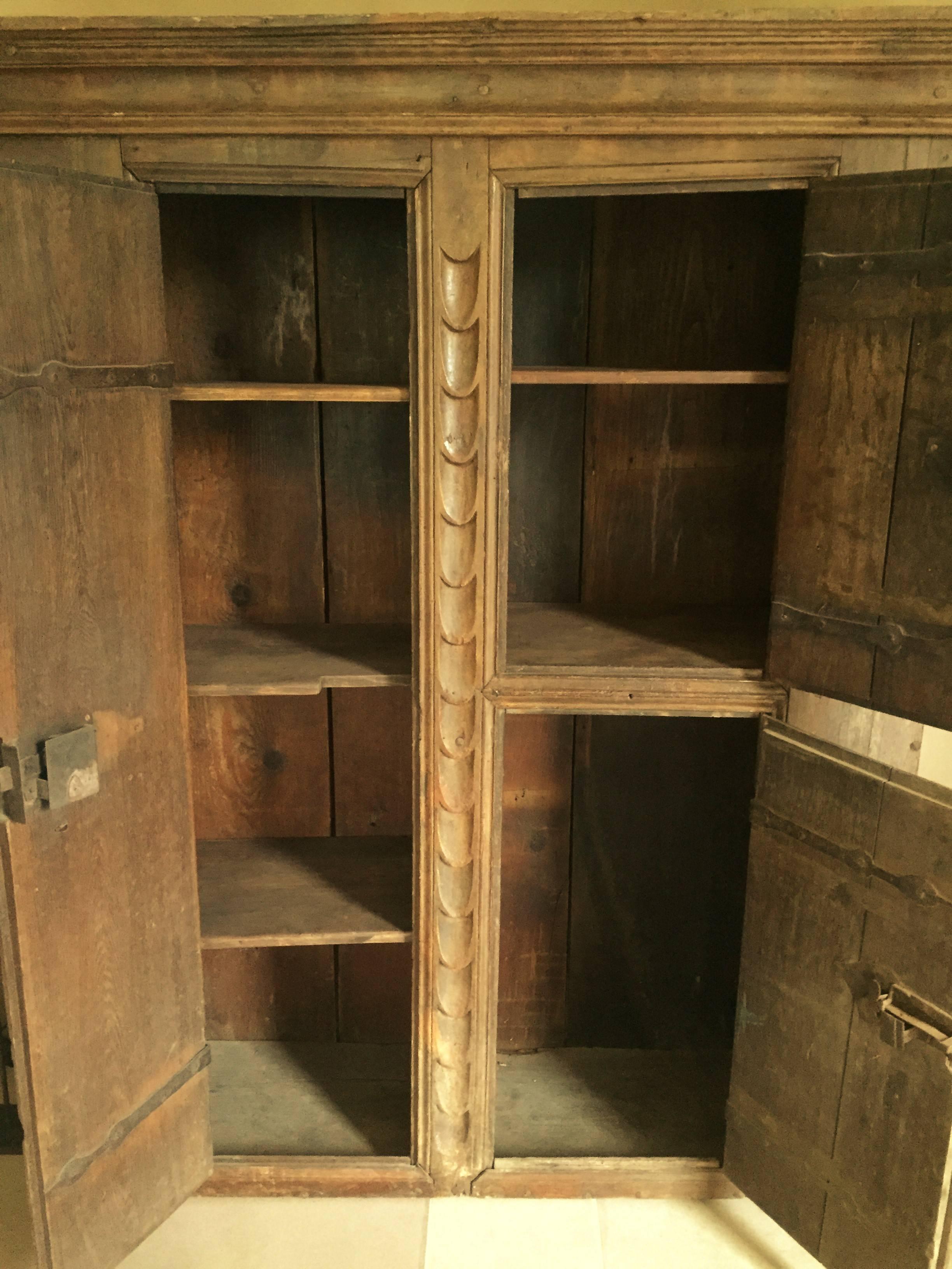 18th Century and Earlier 16th Century Gothic Sacristy Cupboard