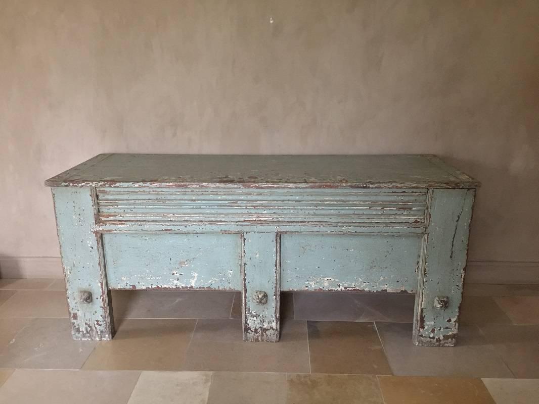 Large 18th Century French Mountain Chest Coffer In Good Condition In Vosselaar, BE