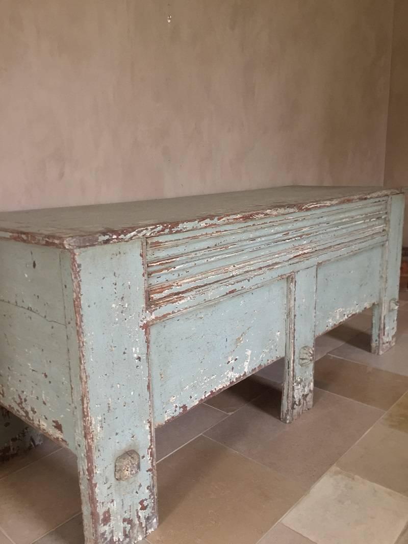 18th Century and Earlier Large 18th Century French Mountain Chest Coffer