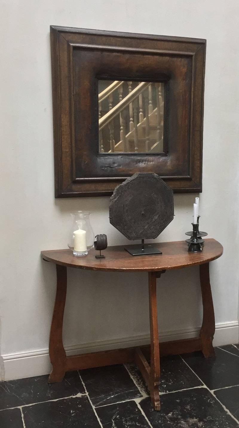 Intriguing 18th century Italian sundial in slate stone on a custom-made base. All inscriptions on this dial are in French and depict different timezones in Europe. It has beautiful engravings and a gorgeous patina. Just a lovely conversation piece.