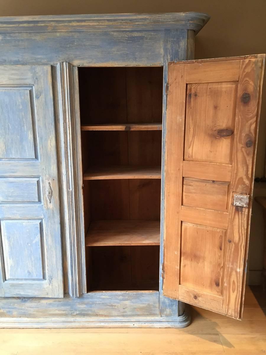 French 18th Century Painted Cupboard