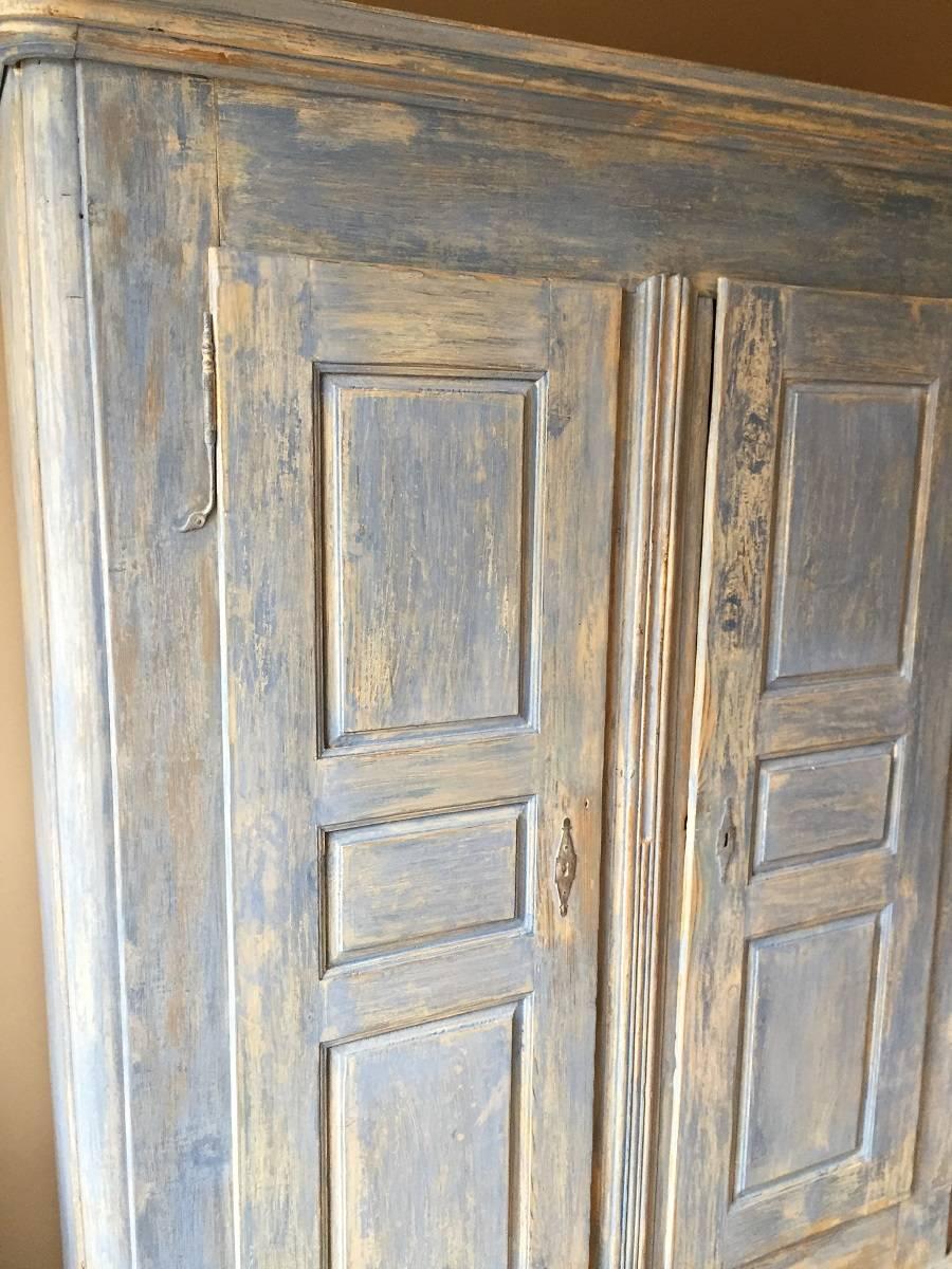 18th Century Painted Cupboard 2