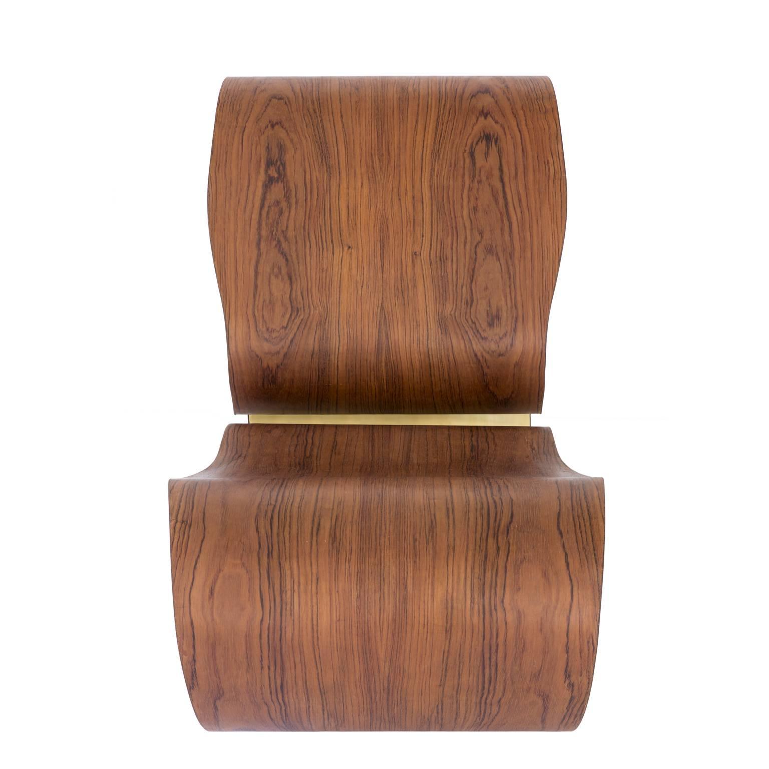 handmade wooden rocking chair