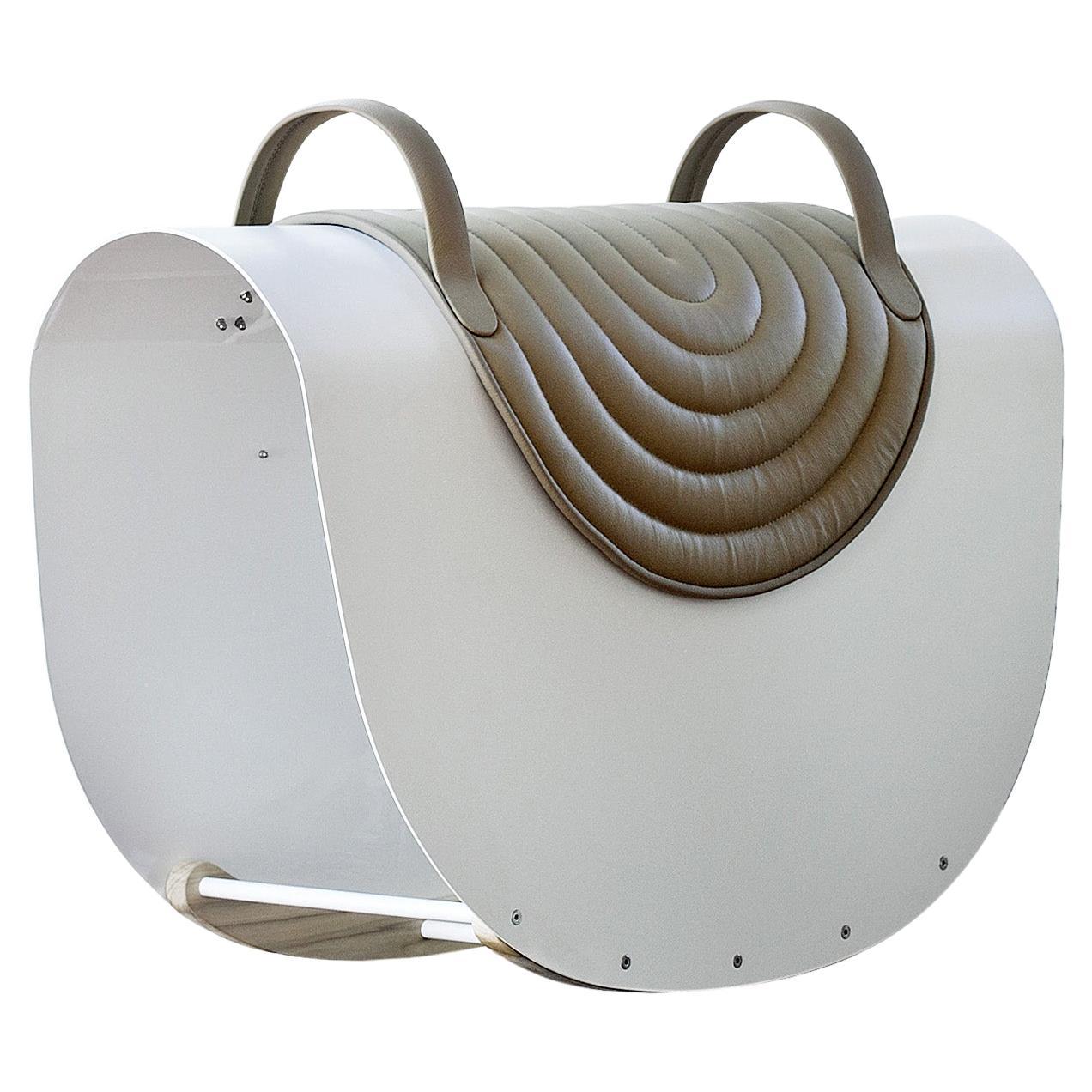 Rocker 01 Eisen und Leder im Angebot