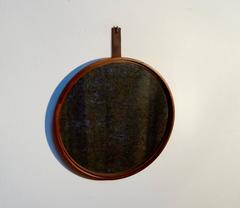 Teak Mirror by Uno & Östen Kristiansson for Luxus Vittsjö, Sweden