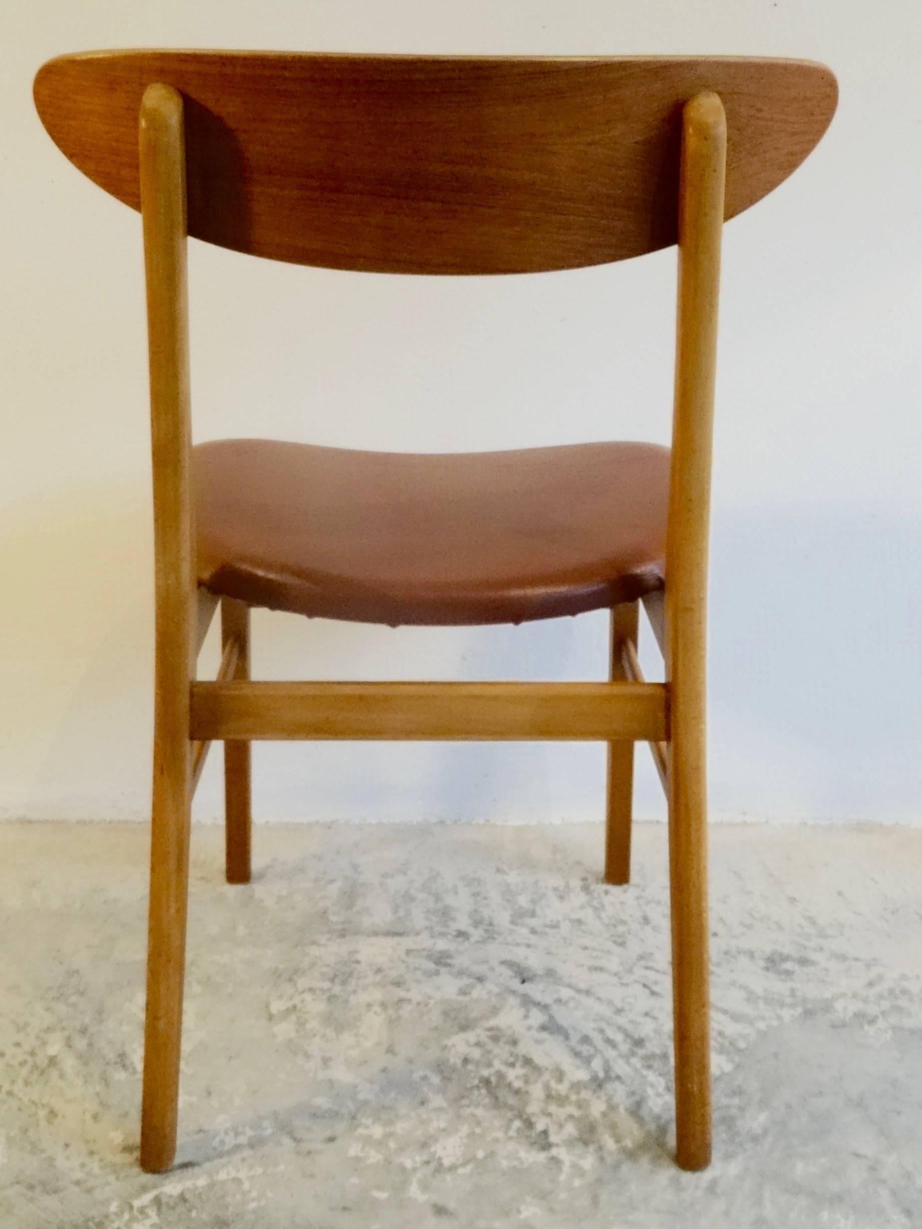 Danish Six Dining Chairs Farstrup, Model 210 For Sale
