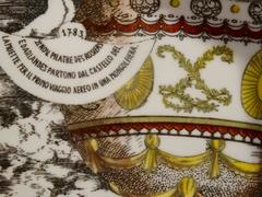 Piero Fornasetti, Mongolfiere Dining Plate No 2