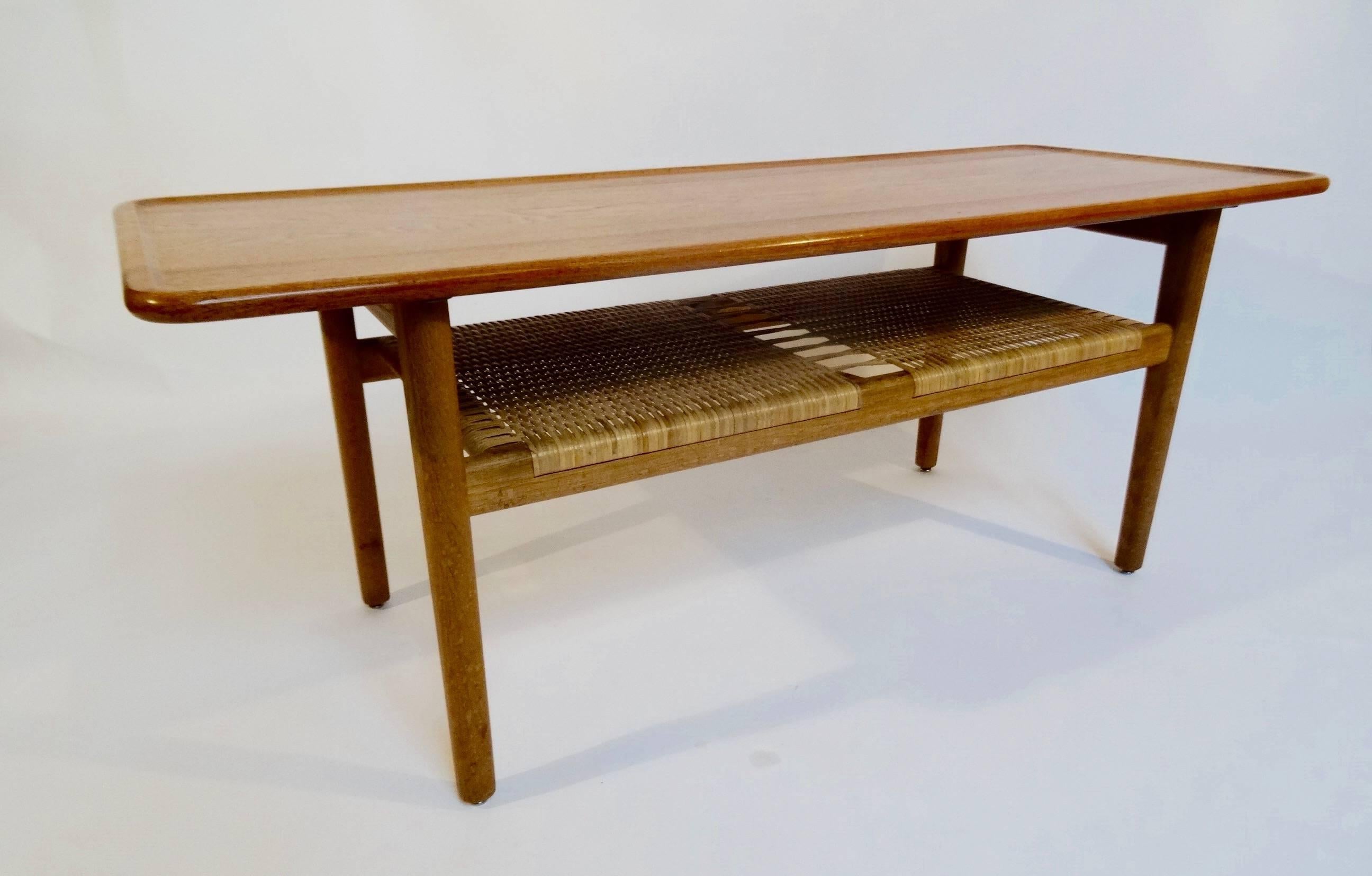Mid-20th Century Teak Sofa Table AT-10 by Hans Wegner for Andreas Tuck For Sale
