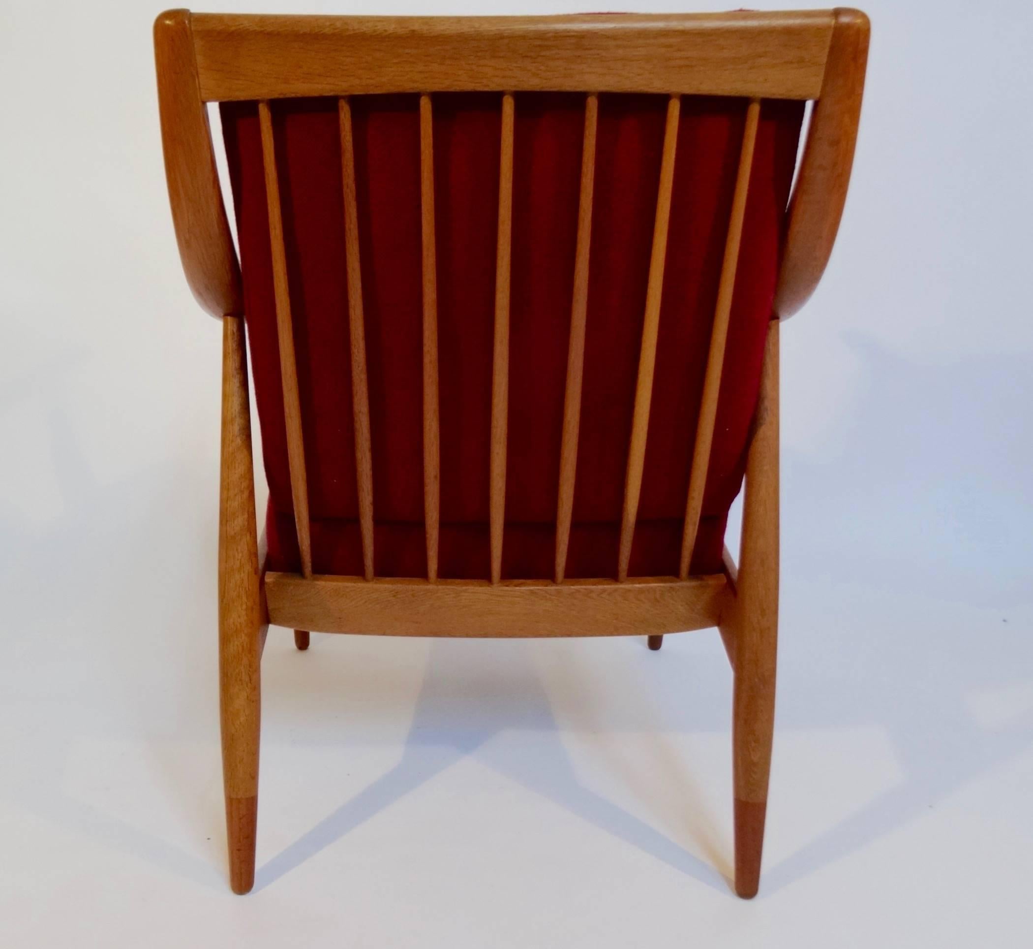 Mid-20th Century Easy Chair “FD 147”, Peter Hvidt & Orla Mølgaard Nielsen for France & Daverkosen For Sale