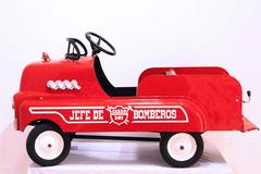 Vintage Red "Fire Truck" Children's Pedal Car