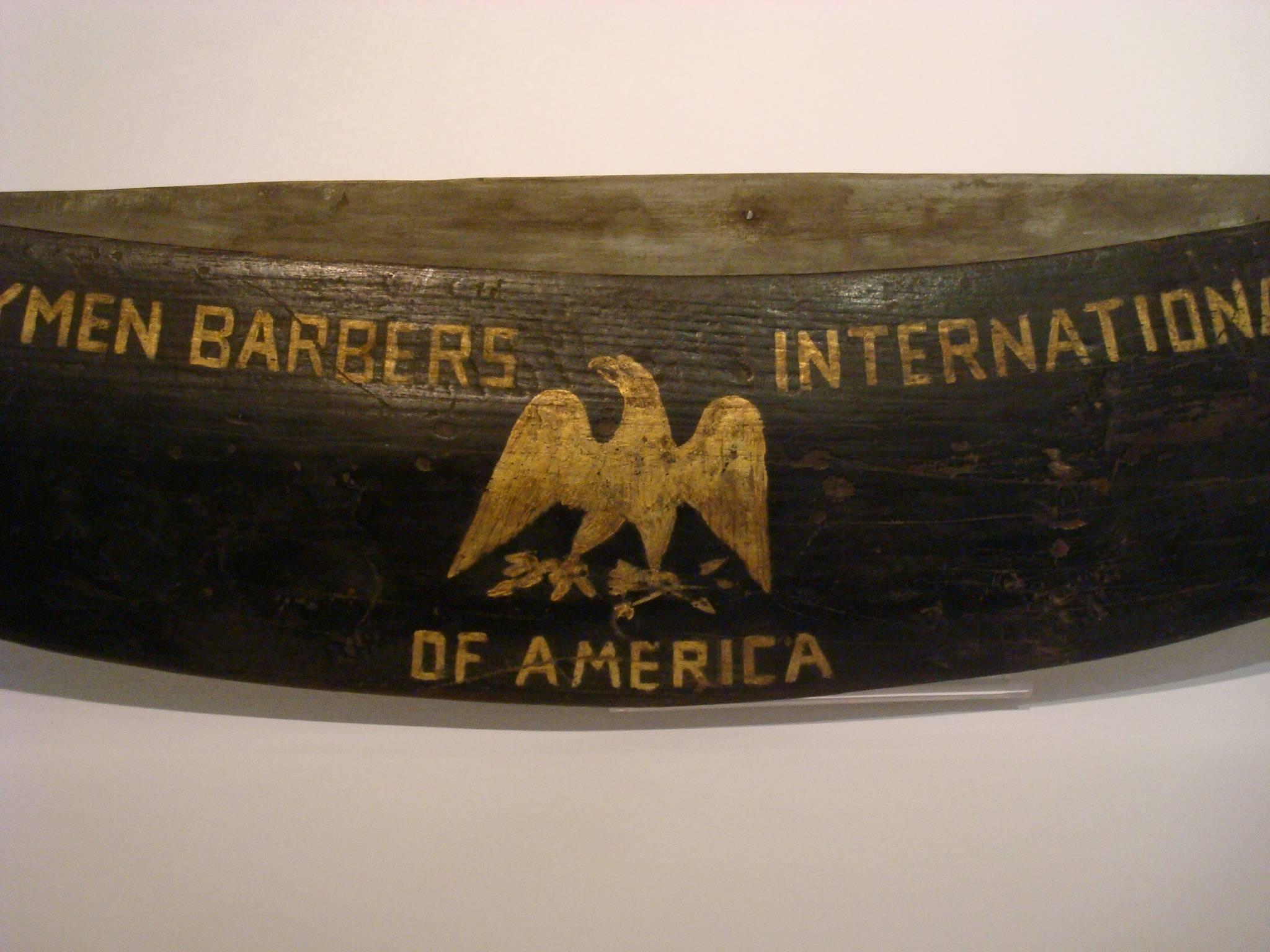 Antique Razor Trade Sign, Folk Art, Americana 1