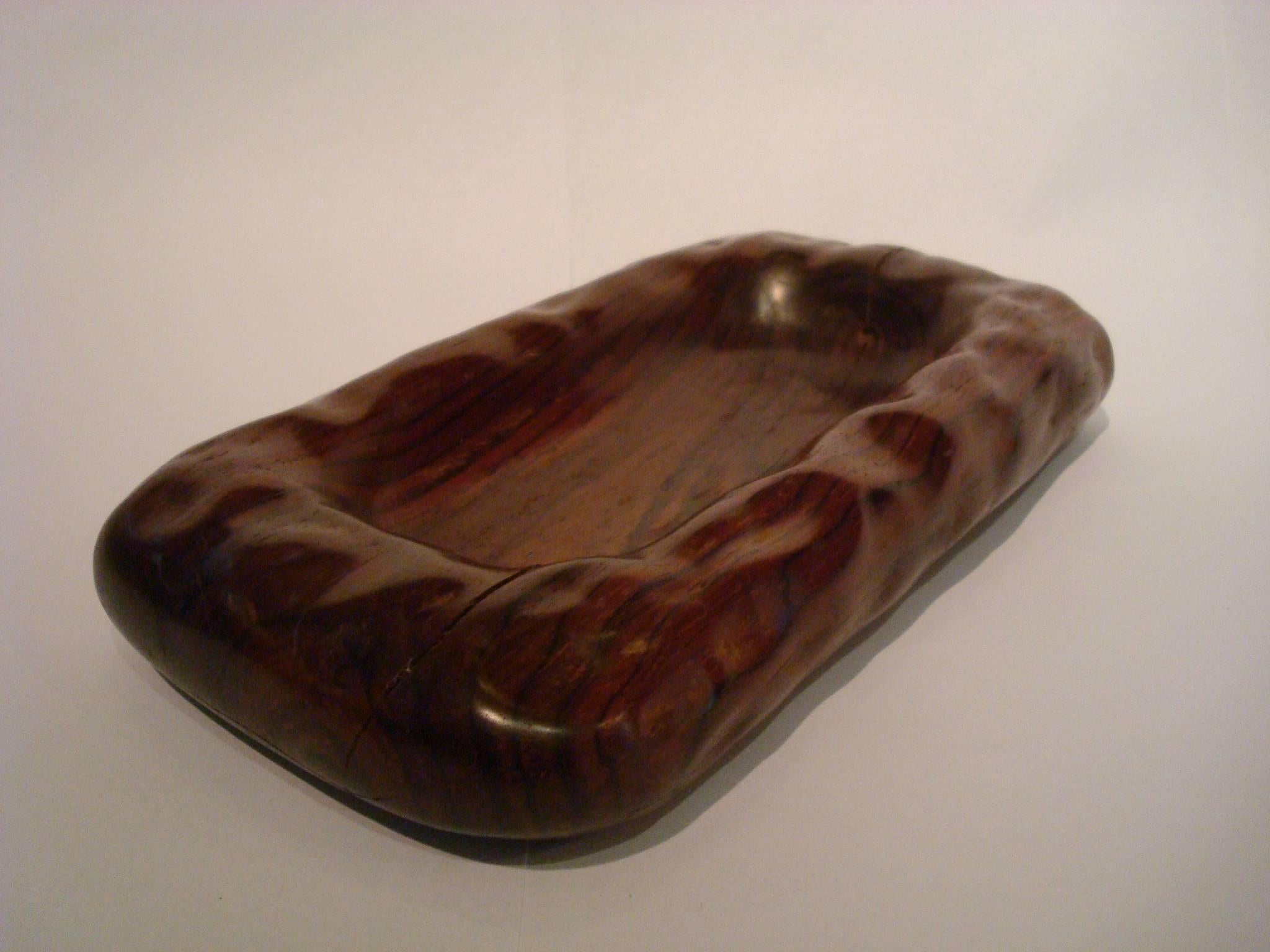 Alexandre Noll Exotic Wood Cigar Ashtray Signed, circa 1940 1