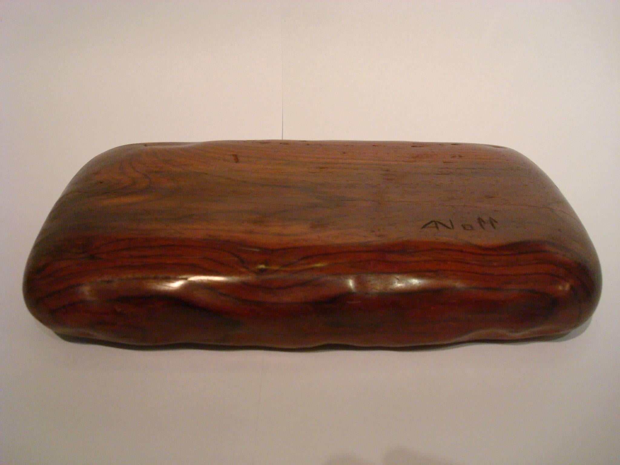 Alexandre Noll Exotic Wood Cigar Ashtray Signed, circa 1940 2