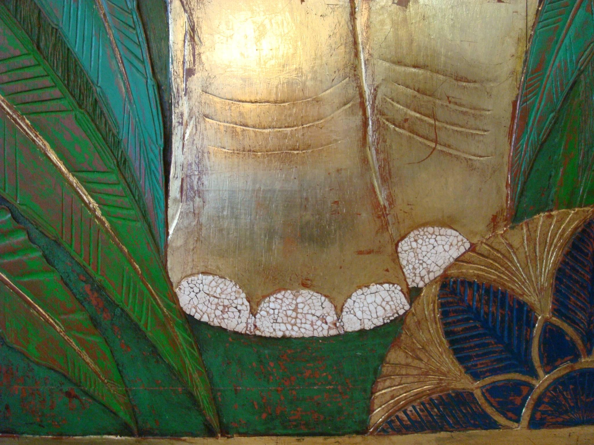 art deco jungle wallpaper