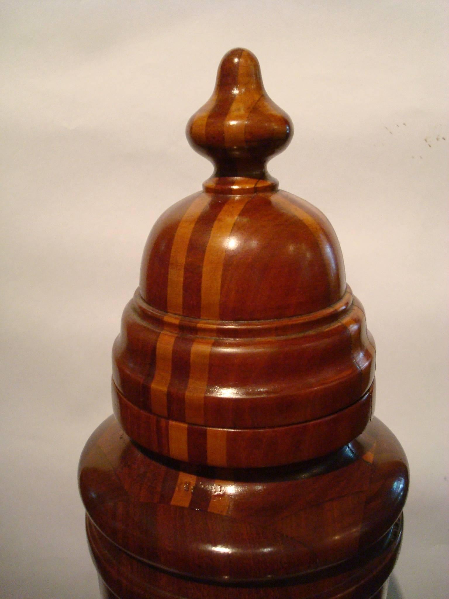 Unknown Giant Bishop Chess Piece Wooden For Sale
