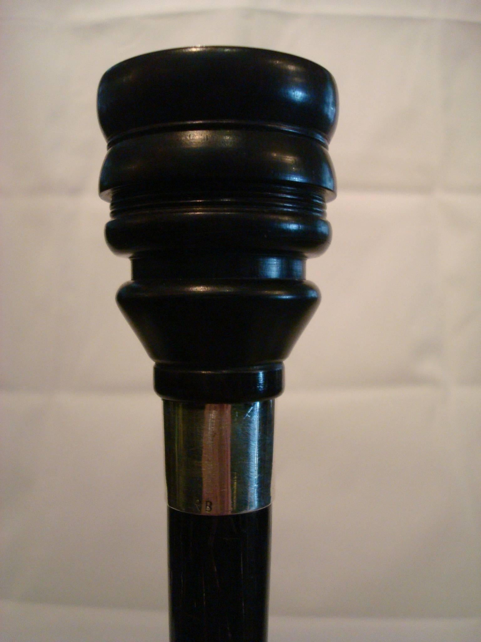 Futurist Benito Mussolini Shadow Walking Stick - Cane In Good Condition In Buenos Aires, Olivos