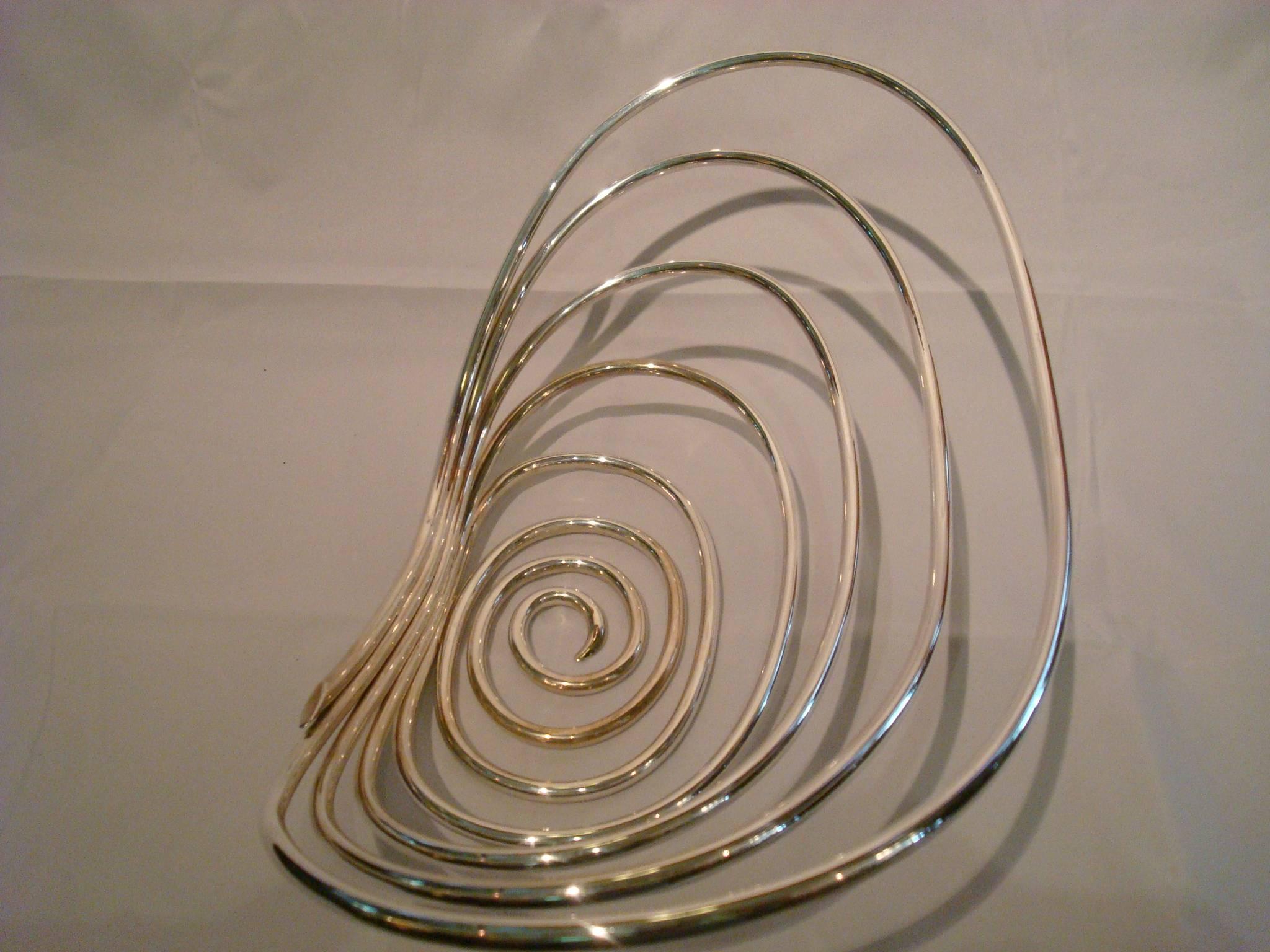 Italian Vintage 'Cesto' Fruit Bowl Centerpiece by Lino Sabattini, Italy, 1964