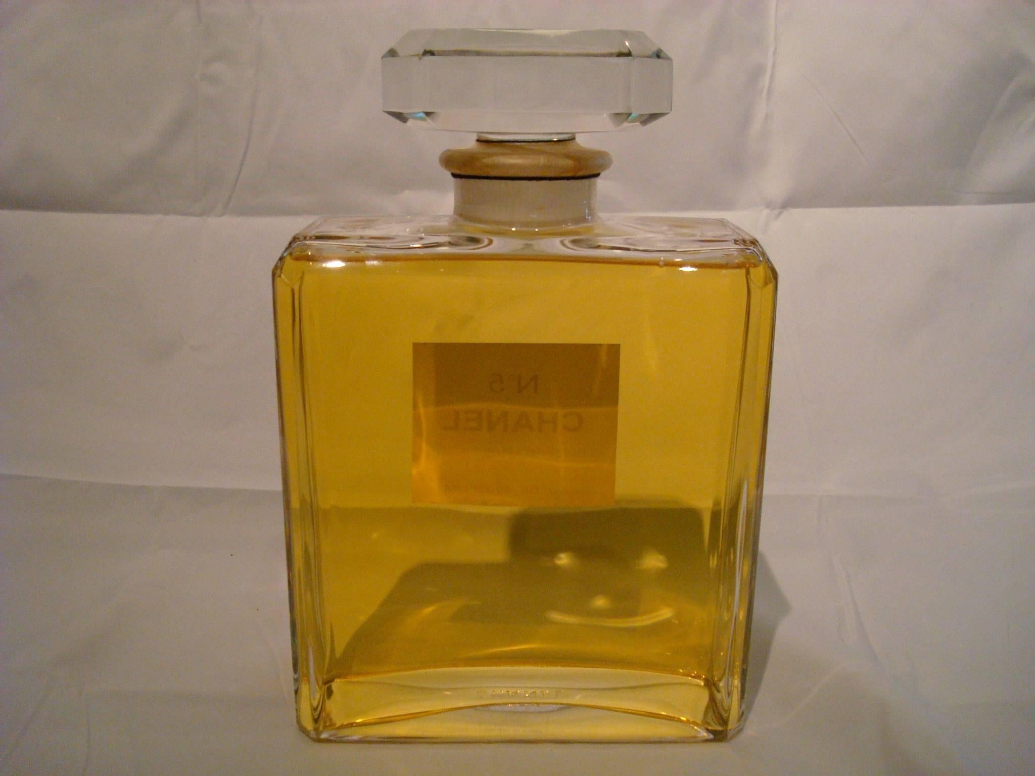 Late 20th Century Chanel N5 Huge Store Perfume Bottle Advertising, France