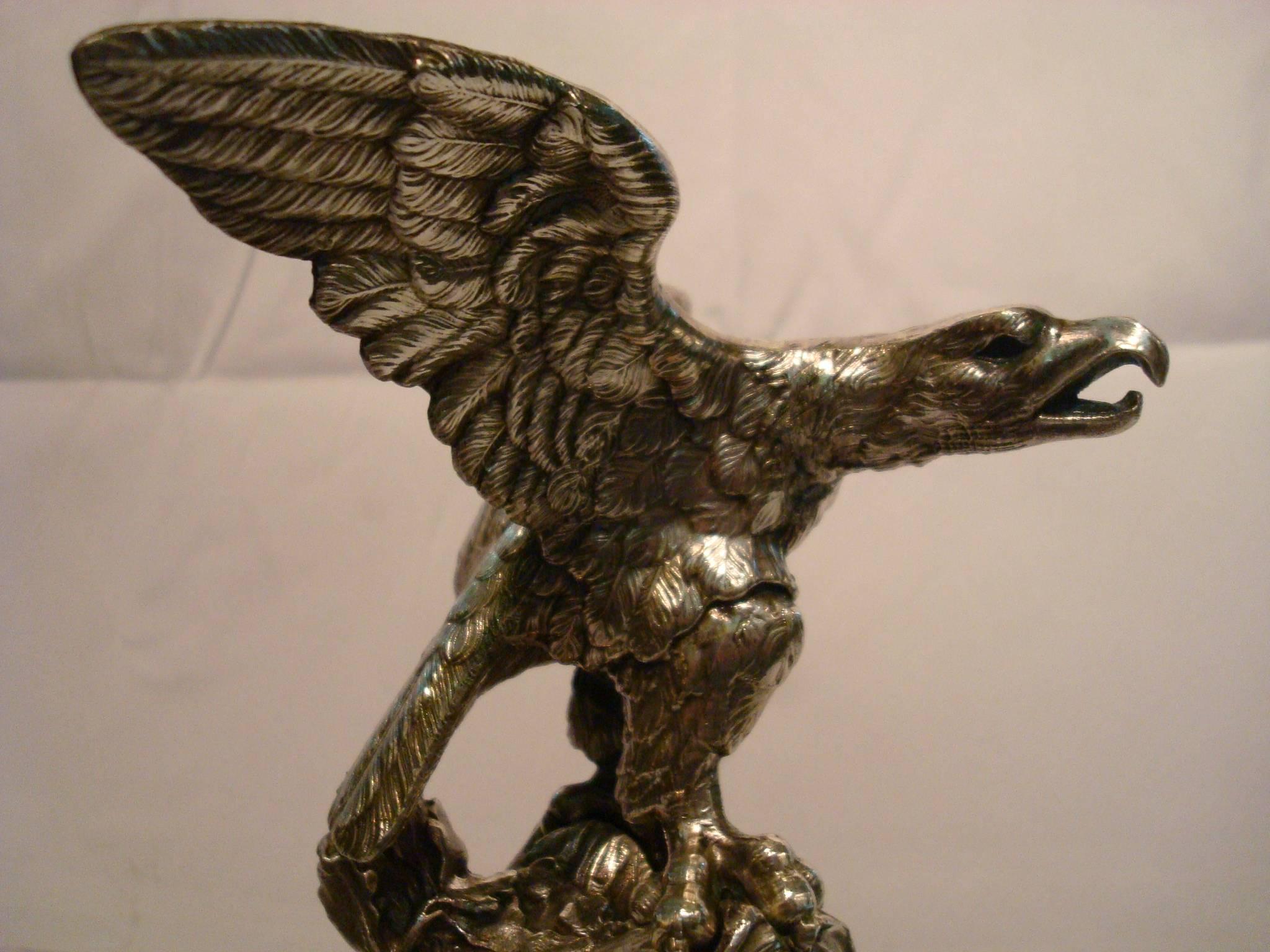 American Eagle Pocket Clock Holder, 1900s In Good Condition In Buenos Aires, Olivos
