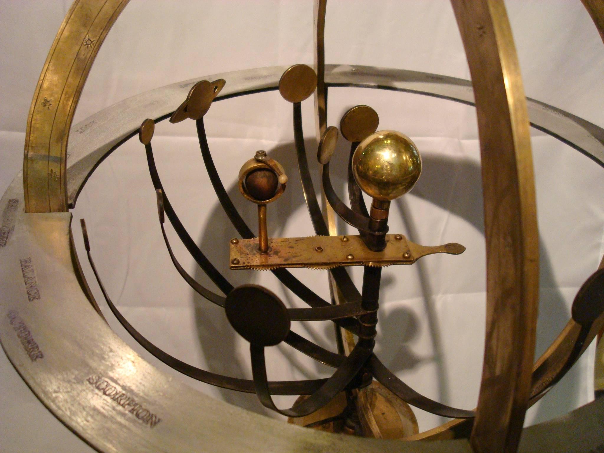 Fantastic Zodiac Armillary Sphere, Galaxy Globe, France In Good Condition In Buenos Aires, Olivos