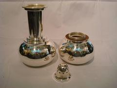 Art Deco Dumbbell Cocktail Shaker Mappin & Webb