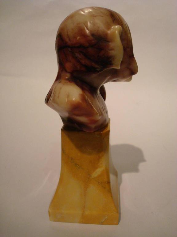 Marble Monkey Bust For Sale at 1stDibs