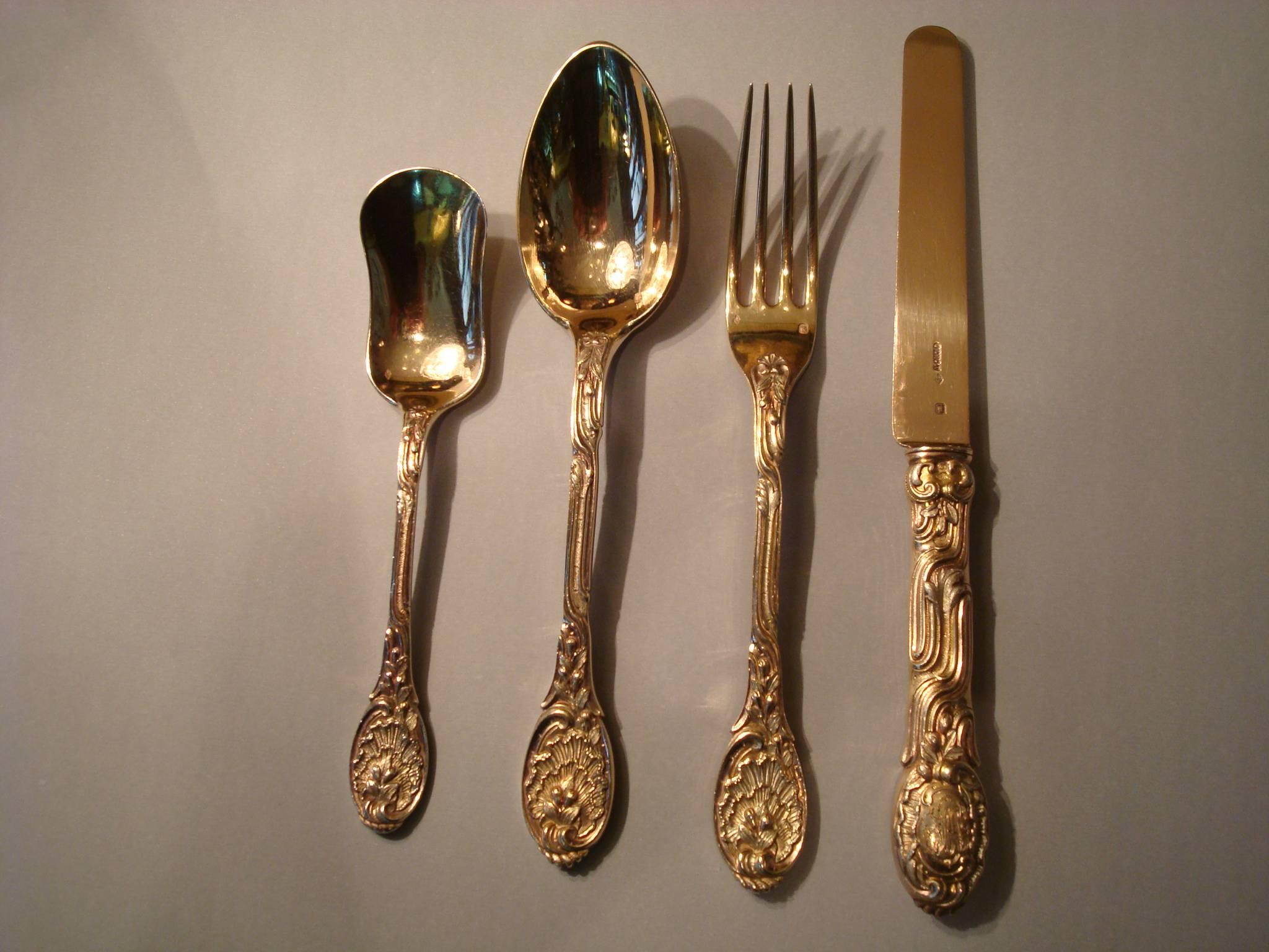 french silver cutlery