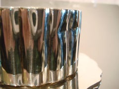 Art-Deco-Silber-Cocktailstreuer:: Alfredo Ortega und Söhne:: Mexiko-Stadt:: 1930er Jahre