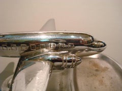 Art Deco Douglas DC3 Airplane Heavy Desk Model, 1940s