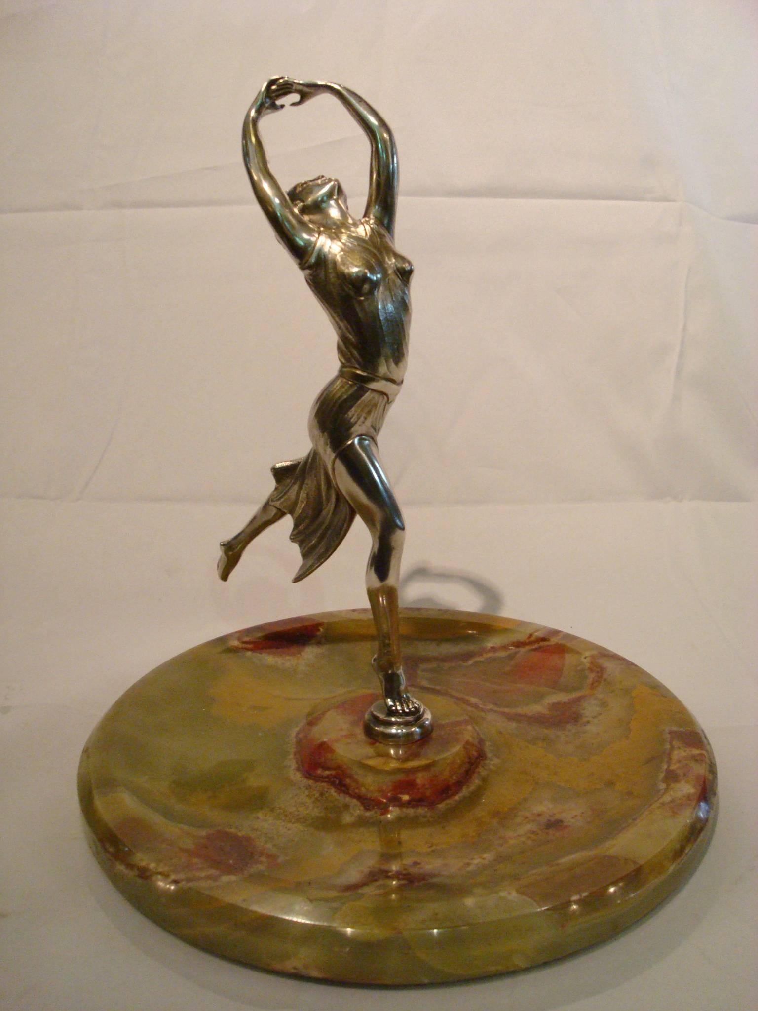 Antique Classic Dancer Sculpture, French, 1930s 1