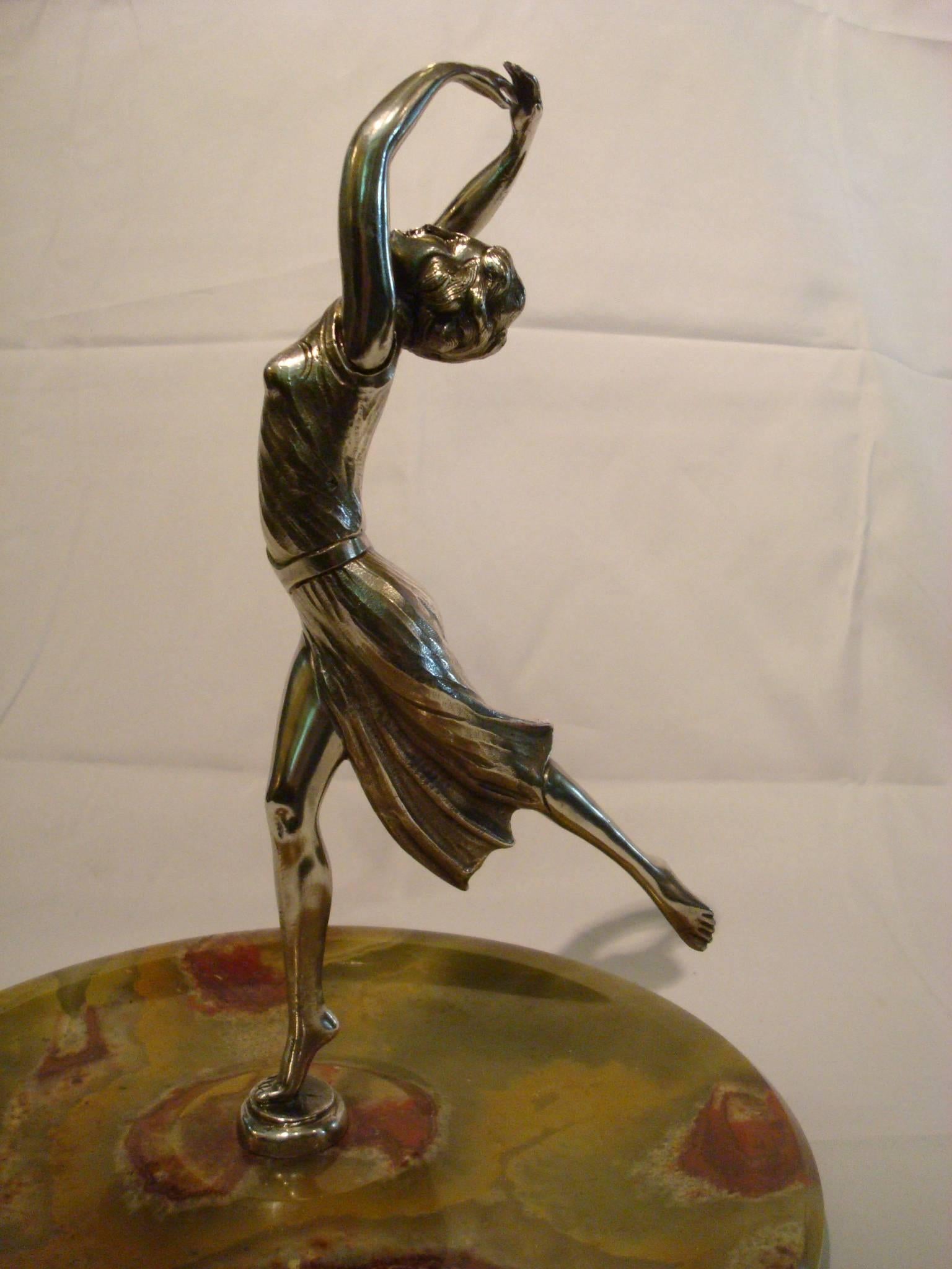 Antique Classic Dancer Sculpture, French, 1930s 2