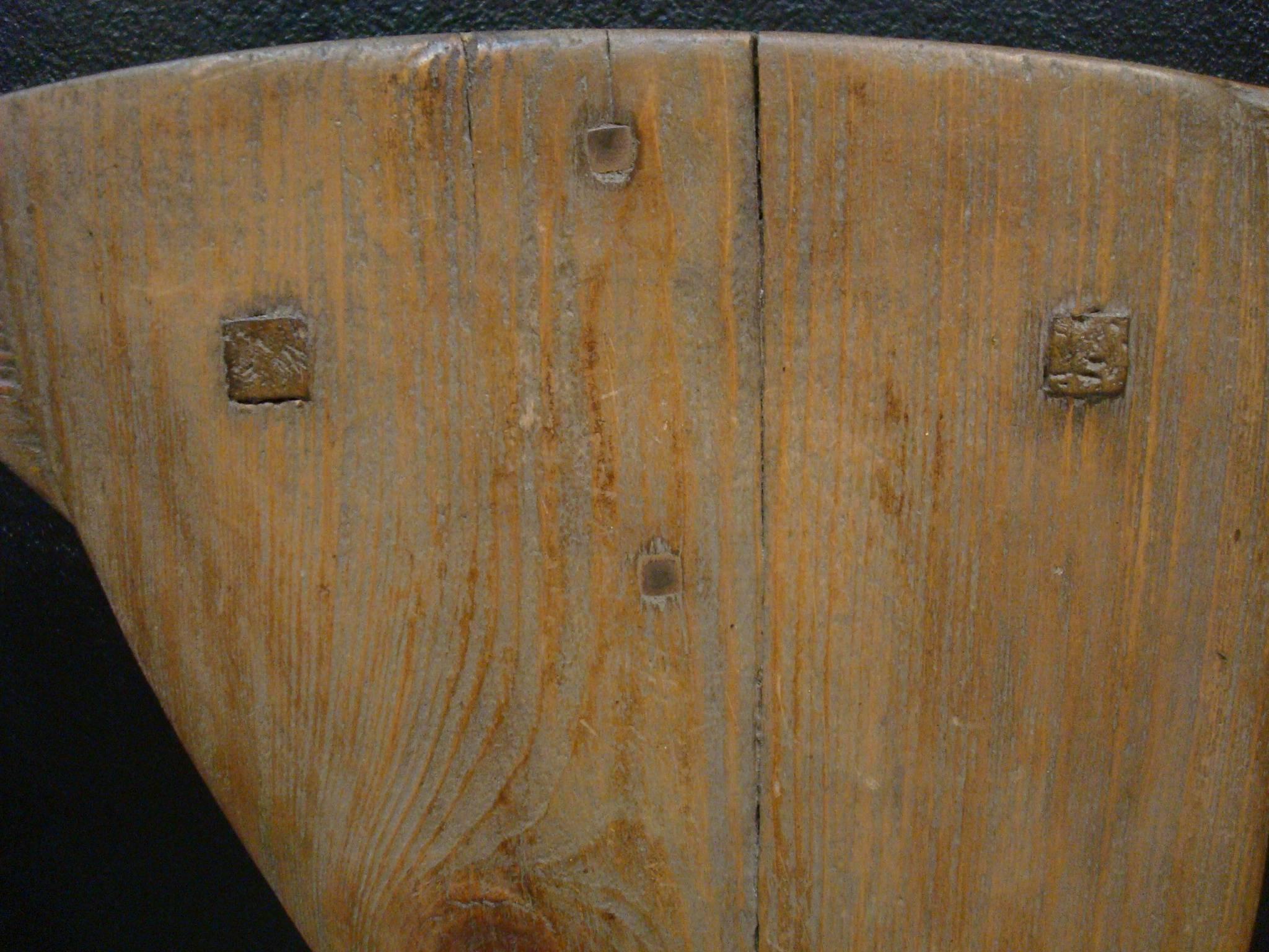 carved wooden goose