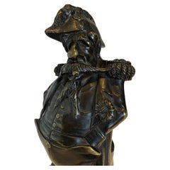 Caricatura Napoleón III Estatuilla de bronce, firmada Jamón Finales del siglo XIX