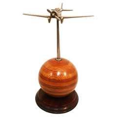 Art Deco 1940´s Desk Fighter Airplane Model