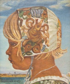 Portrait of a Girl in Danish Costume by Bertha Dorph