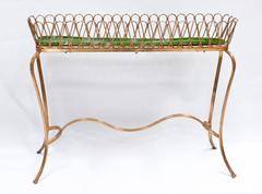 20th Century Set of Three French Brass Jardinières