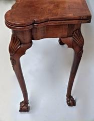 George 11 Walnut Card Table