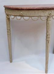 Pair of Swedish Painted Console Tables