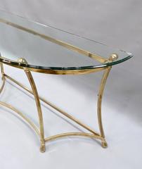 Italian Demilune Console Table