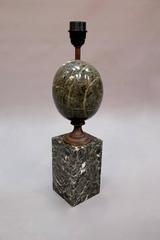 Pair of Maison Charles Marble Lamps