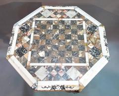 19th Century Continental Marble Topped Occasional Table