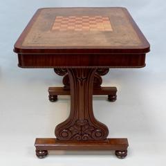 George IV Mahogany Chess Table