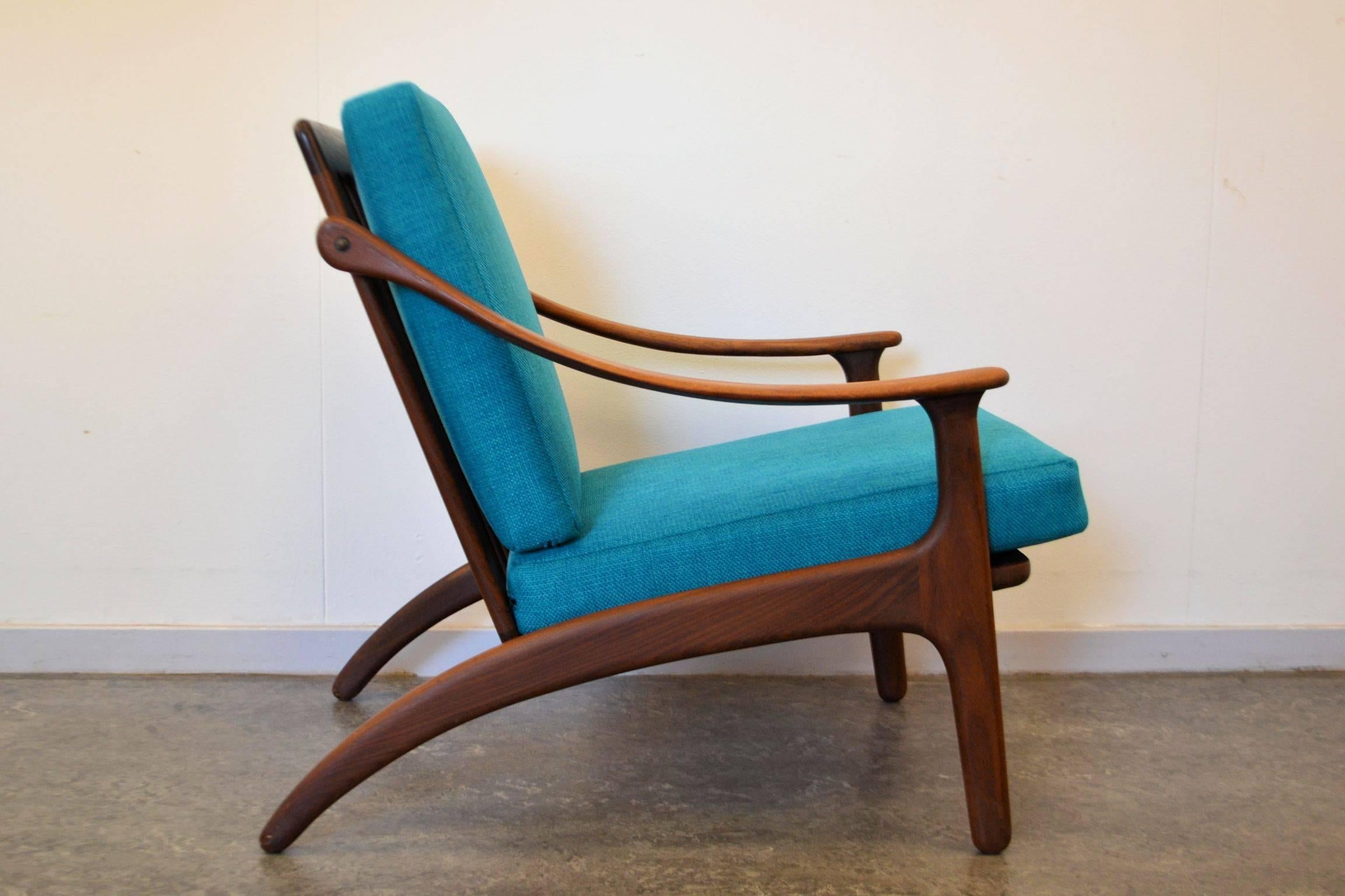 Arne Hovmand Olsen Teak Lounge Chair For Sale 1