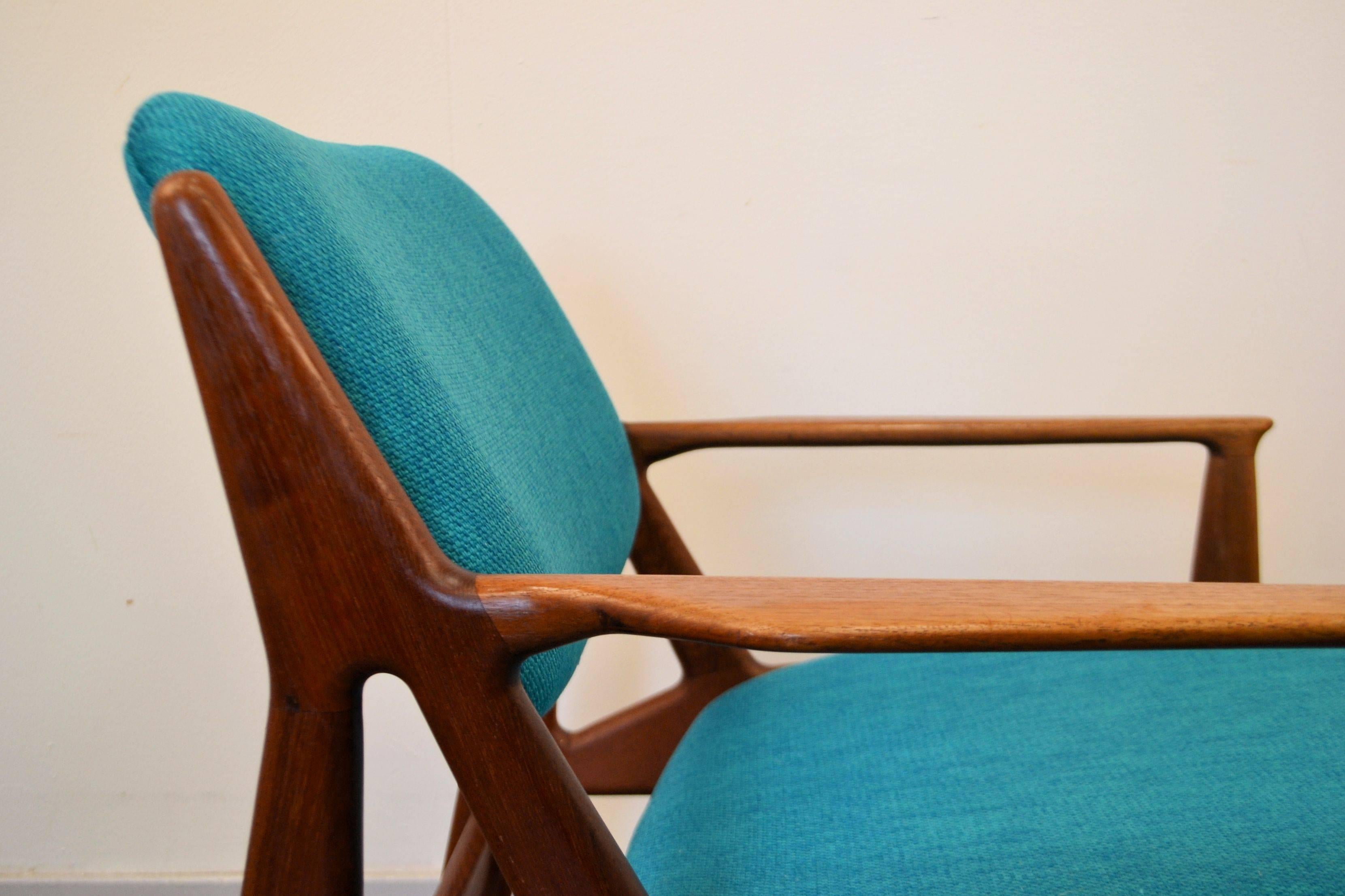 Arne Vodder Teak Lounge Chair In Good Condition For Sale In Panningen, N-Limburg