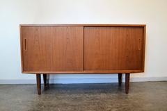 Danish Design Poul Hundevad Teak Credenza