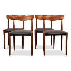 Knud Faerch Massive Teak Dining Chairs