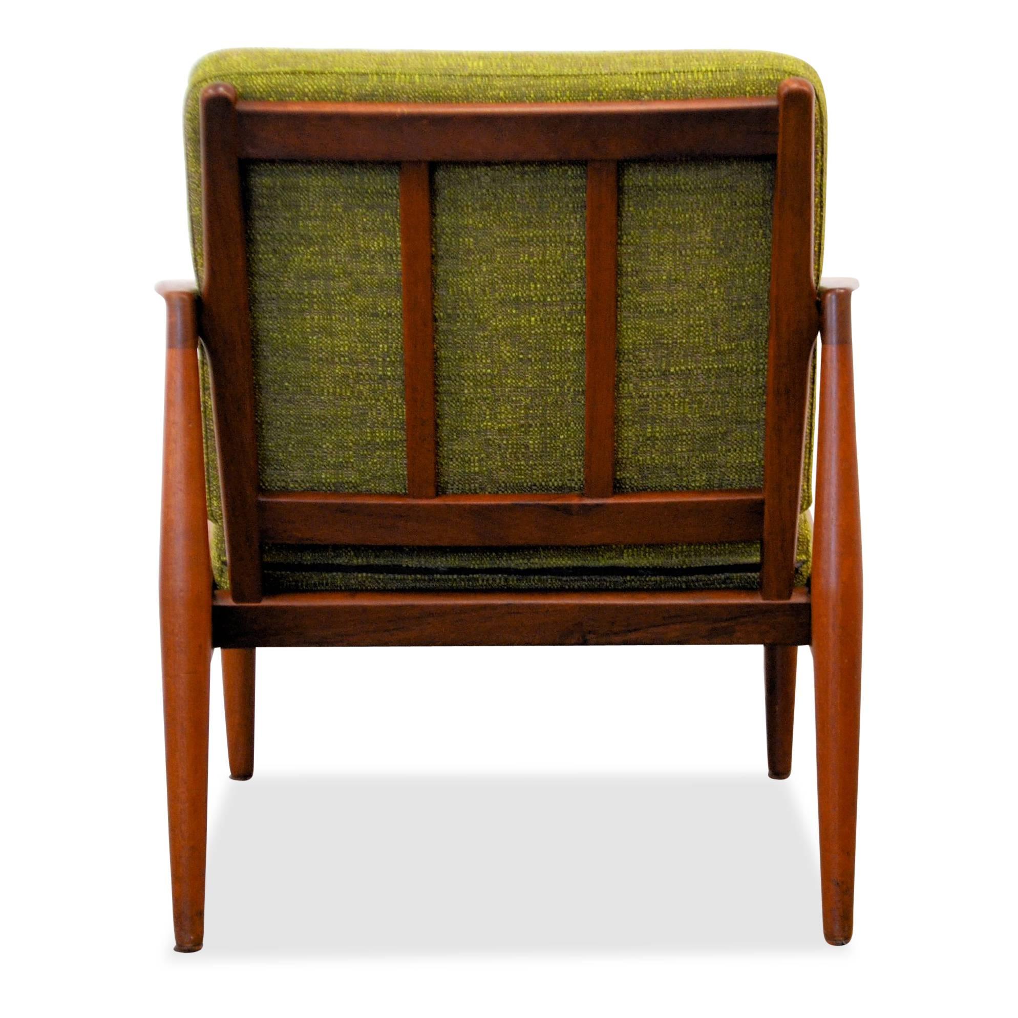 Mid-Century Modern Kai Kristiansen Model 121 Teak Lounge Chair For Sale